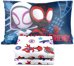 Jay Franco Spiderman bedding uses fade-resistant microfiber for lasting color
