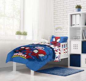 Jay Franco Spiderman set is machine washable for easy cleanup