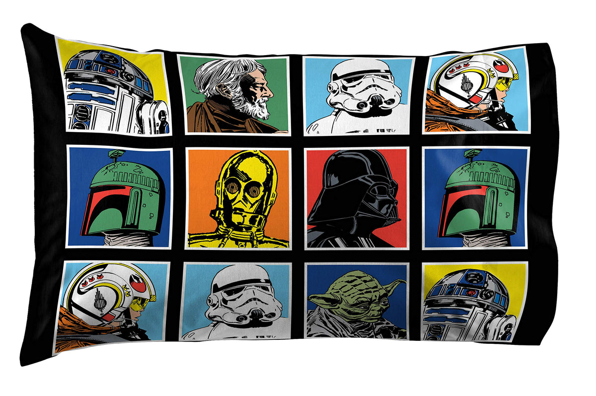 Jay Franco Star Wars Luke Skywalker design on comforter focus