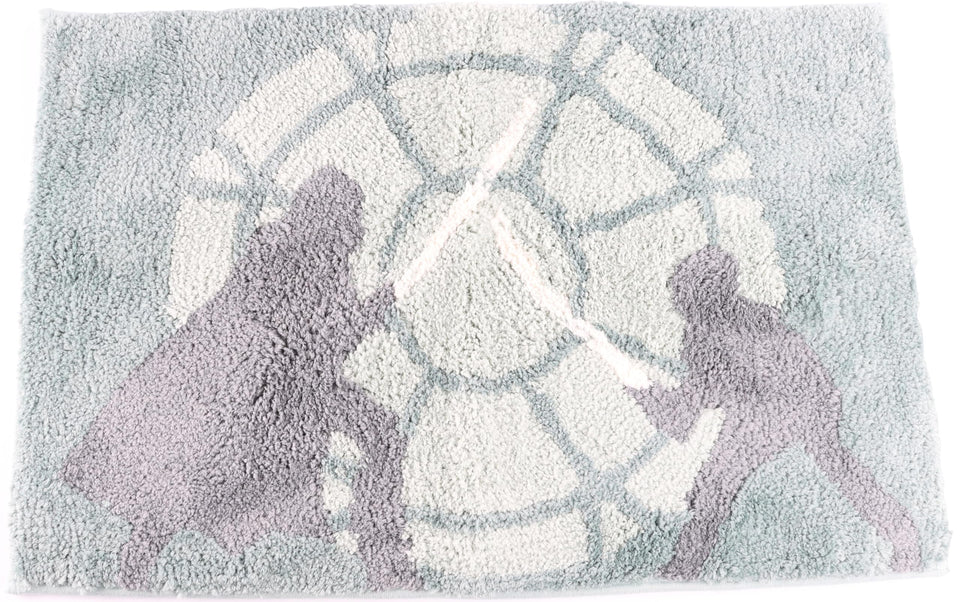 Jay Franco Star Wars Darth Vader bath rug 20x30 inches with non-slip backing for safety.