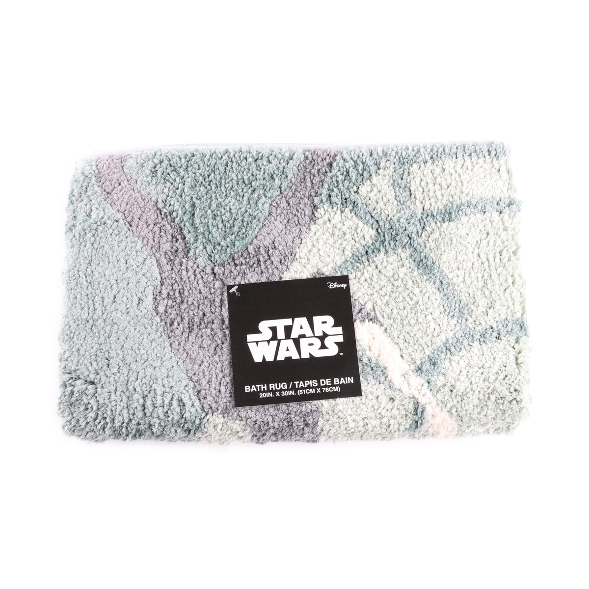 Jay Franco 20x30 Star Wars bath rug designed for easy machine washing and care.