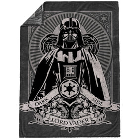 Jay Franco Star Wars Darth Vader throw on bed adding warm decor