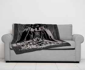 Jay Franco Star Wars Darth Vader throw close-up fabric texture for softness