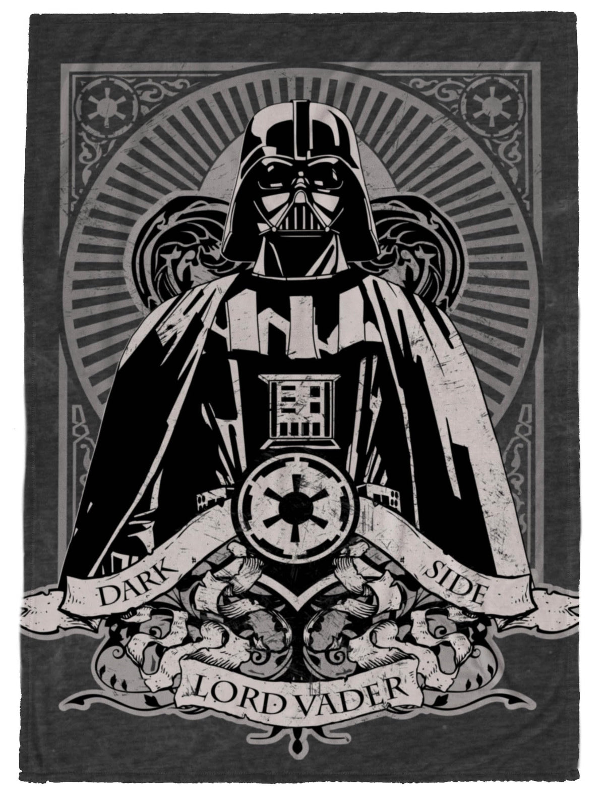 Jay Franco Star Wars Darth Vader throw front view for cozy movie nights