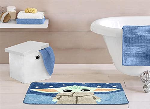 Jay Franco Star Wars kids room rug complements space-themed decor.