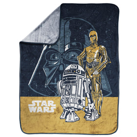 Jay Franco Star Wars plush throw features Yoda for cozy screen time.