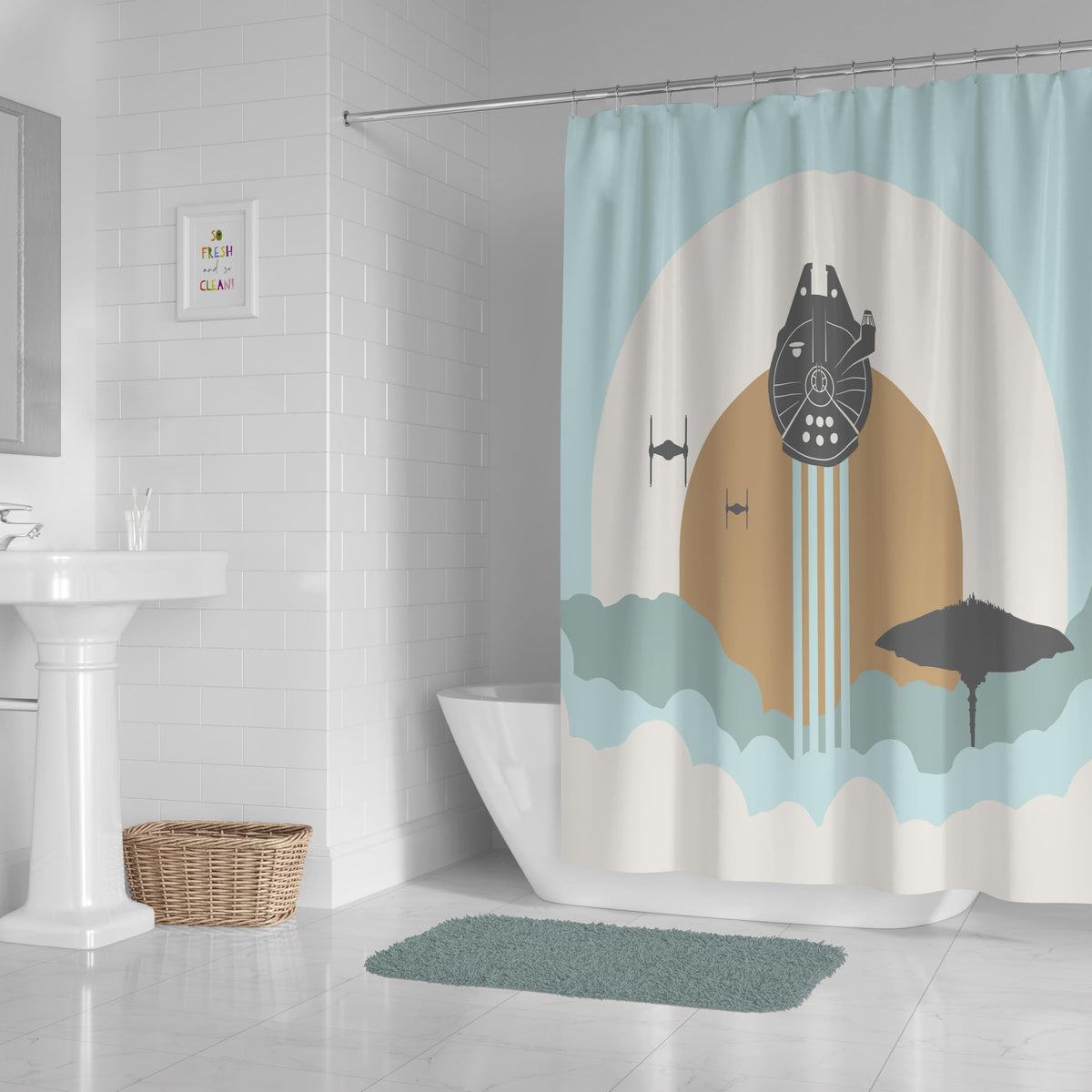 Jay Franco Star Wars curtain Death Star adds playful themed flair