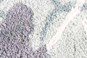 Jay Franco teal Star Wars bath mat with latex backing for slip resistance.