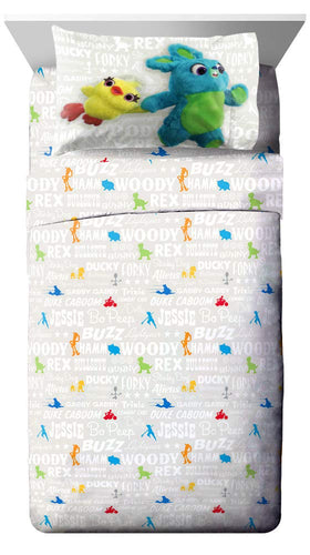 Jay Franco Toy Story 4 pillow case features vibrant characters for cheerful bedrooms.