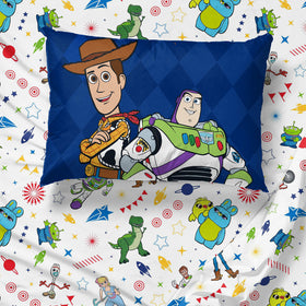 Jay Franco Toy Story twin sheet set flat sheet dimensions 66x96 inches