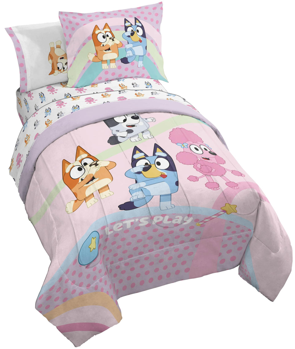 Jay Franco Bluey bedding set comforter design adds cheerful bedtime charm