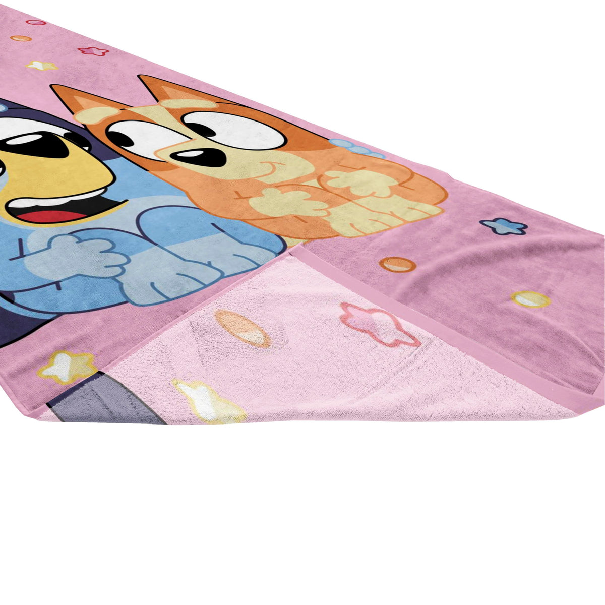 Gift idea: Bluey & Bingo towel for bath, beach, or pool