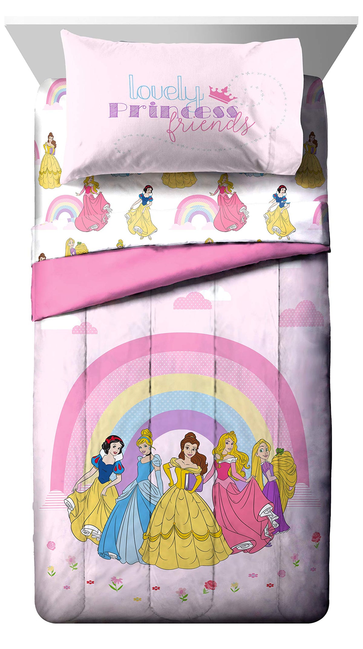 Jay Franco Disney Princess fitted sheet full size adds all-season softness and fit