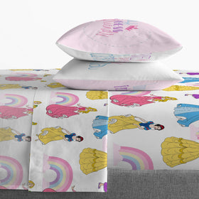 Jay Franco Disney Princess pillowcases provide breathable nightly comfort