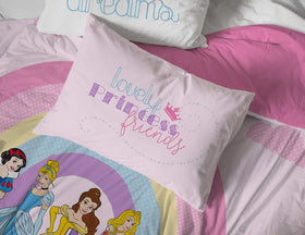 Jay Franco Disney Princess shams elevate bedroom decor with vibrant character imagery