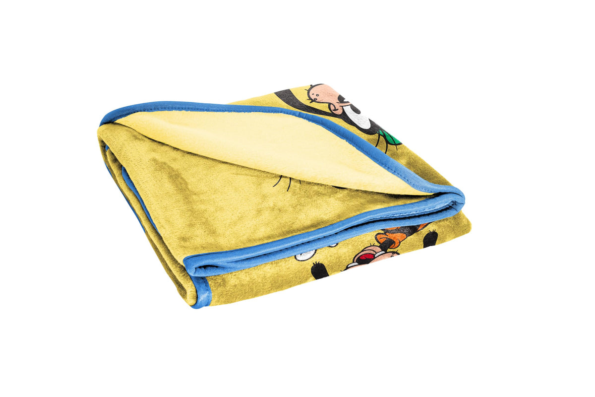 Jay Franco easy-care machine washable throw stays soft and vibrant