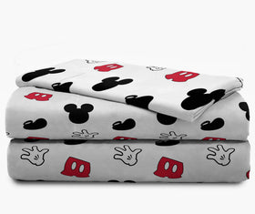 Jay Franco standard pillowcase 20x30 complements Mickey design and protects pillows.