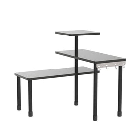 JayRex kitchen-counter organizer side shelf keeps essentials within reach.
