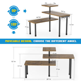 JayRex over-sink shelf, maximizes counter space while air-drying dishes.