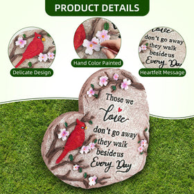 Jazcimdo resin memorial stone 10 inch durable outdoor keepsake