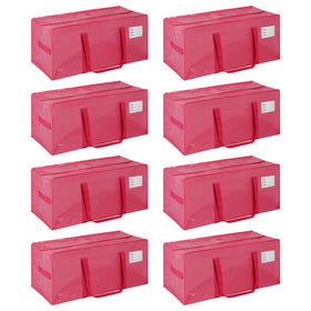 JCBZAMZ pink 8-pack heavy-duty bags for moving and storage.