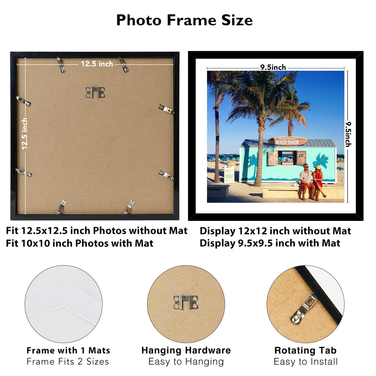 JCJMY 10x10 with mat display for crisp photos and art.