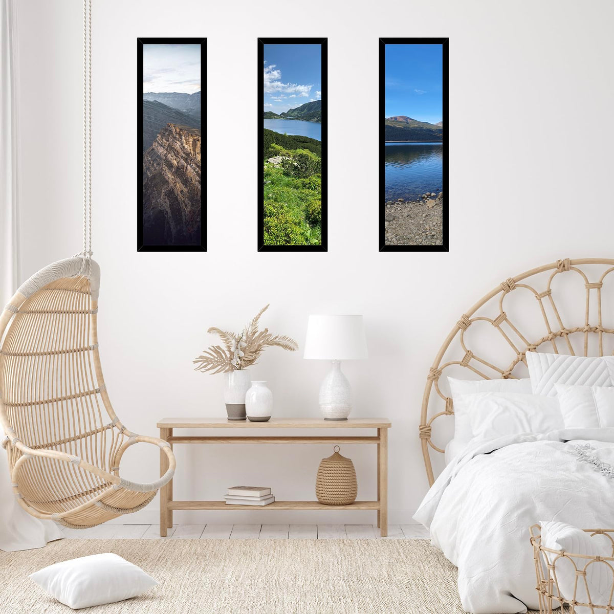 JCJMY 13x39 frame is easy to install and swap photos quickly