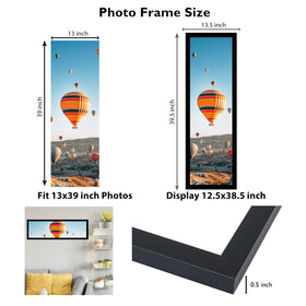 JCJMY 13x39 frame showcasing photos with a neat, secure presentation