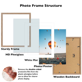 JCJMY 16x20 mat display frame for neat portrait photos.