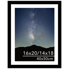 JCJMY black frame for 40x50 cm diamond art with plexiglass, safe display.