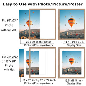 JCJMY plexiglass safety frame protects memories without glass breakage.