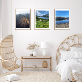JCJMY two wall hooks support vertical or horizontal hanging.
