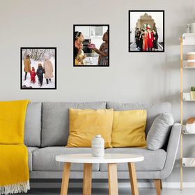 JCJMY 16x18 frame in vertical wall display for space optimization.