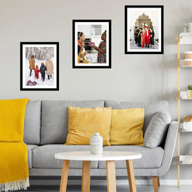 JCJMY wall hanging with two hooks for vertical or horizontal mounting.