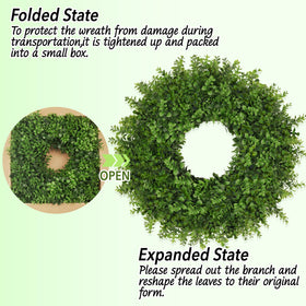 JDKPK welcome-door wreath enhancing entryways and curb appeal