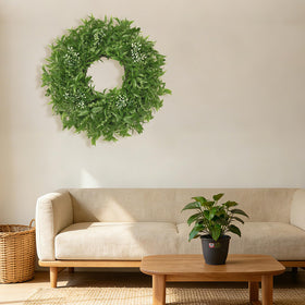 JDKPK outdoor wreath designed to resist fading in sun and rain