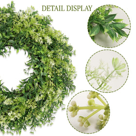 JDKPK spring wreath suits indoor and outdoor spaces with versatile styling.