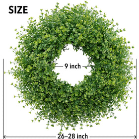 JDKPK outdoor-friendly decor withstands weather with fade-resistant leaves.