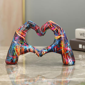 JDPEYI Heart Hands complements contemporary, traditional, and bohemian styles