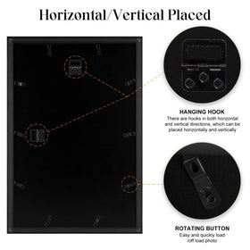 JDZIVTOP easy-open back with rotating button enables quick photo swaps.