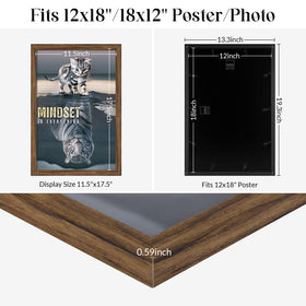 JDZIVTOP rustic brown frame makes a thoughtful gift for weddings and holidays.