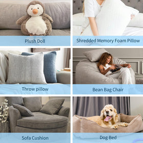 Jecqbor memory foam for pet beds provides durable, supportive shape.
