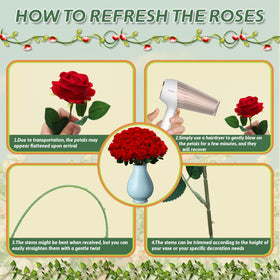 Jefuzh kissing ball roses for romantic decor accents.