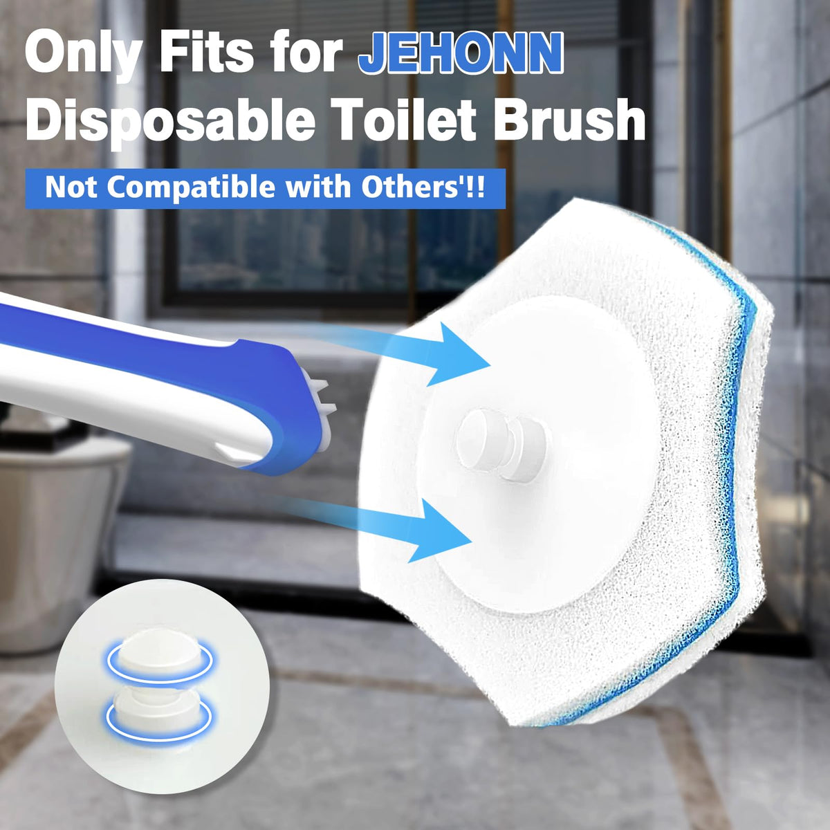 JEHONN storage caddy keeps refills neatly stored beside the toilet