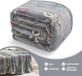 Jekeno glow gaming blanket being washed, showcasing machine washable design