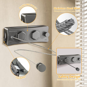 Simple punch-free installation option for Jekyeroyme drying line on tiled surfaces
