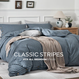 JELLYMONI queen bedding in a cozy bedroom scene with vintage style