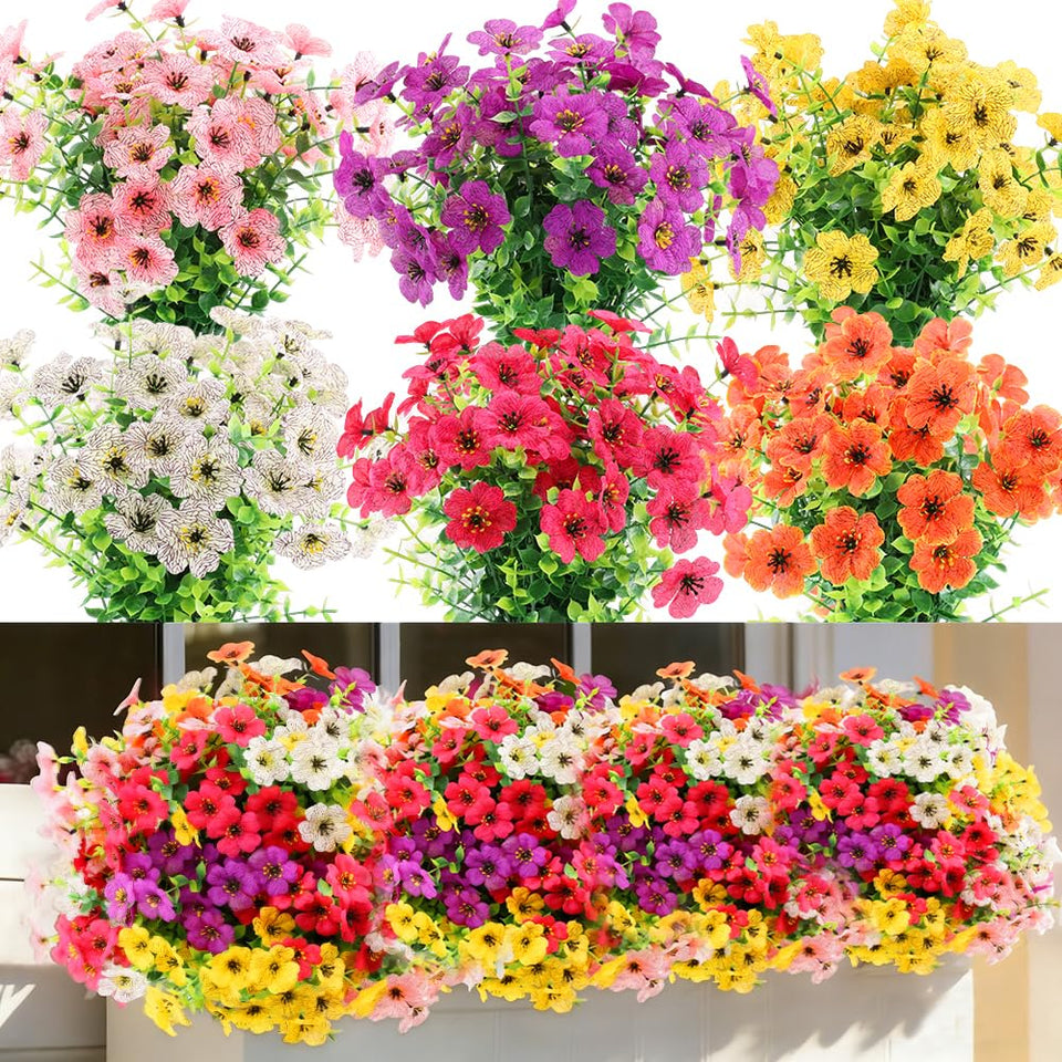JEMONG 18-bundle daisy outdoor arrangement adds vivid curb appeal.