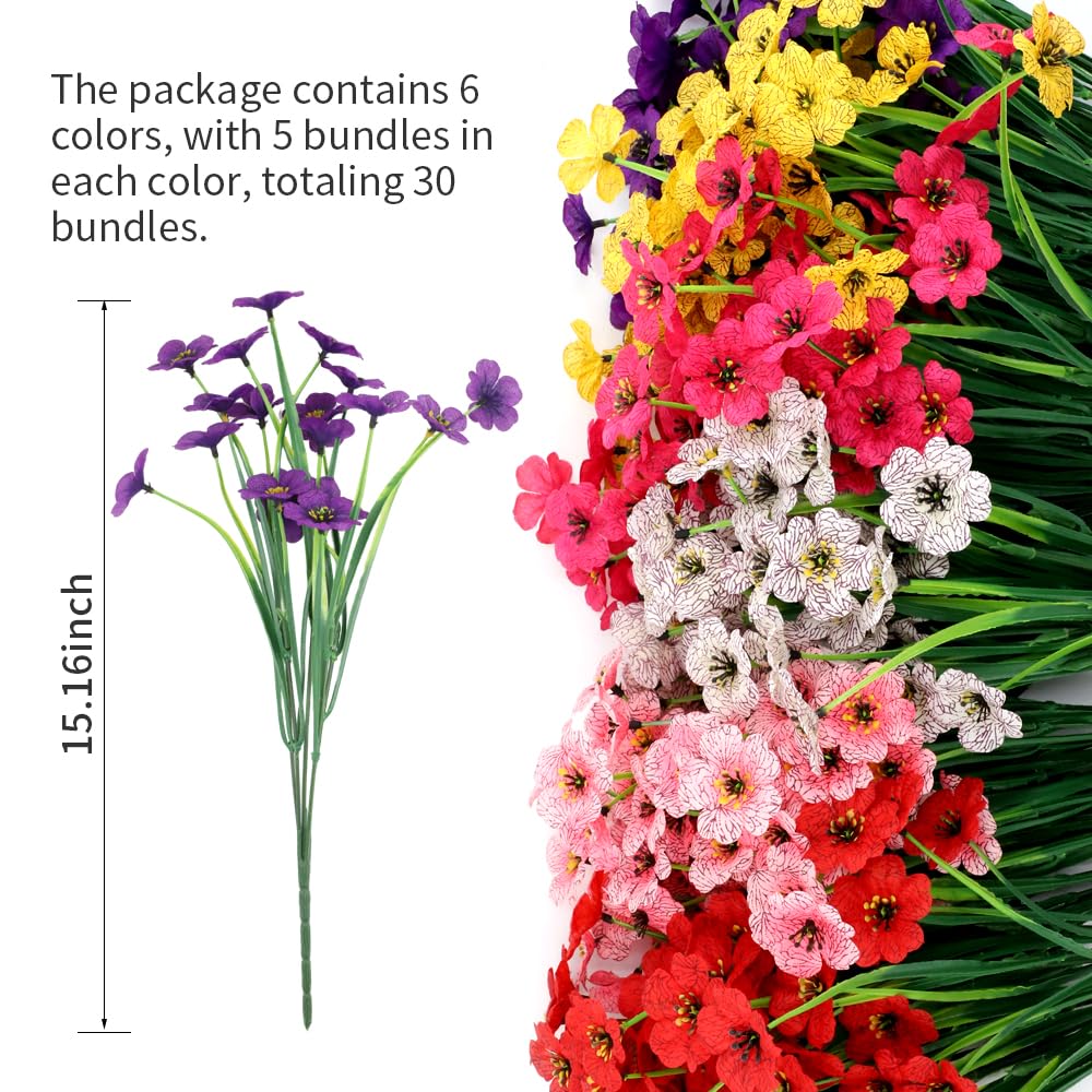 JEMONG UV-resistant outdoor flowers close-up showing durable petals.