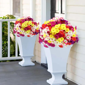 JEMONG color-mix daisy artificial flowers provide versatile decor options.